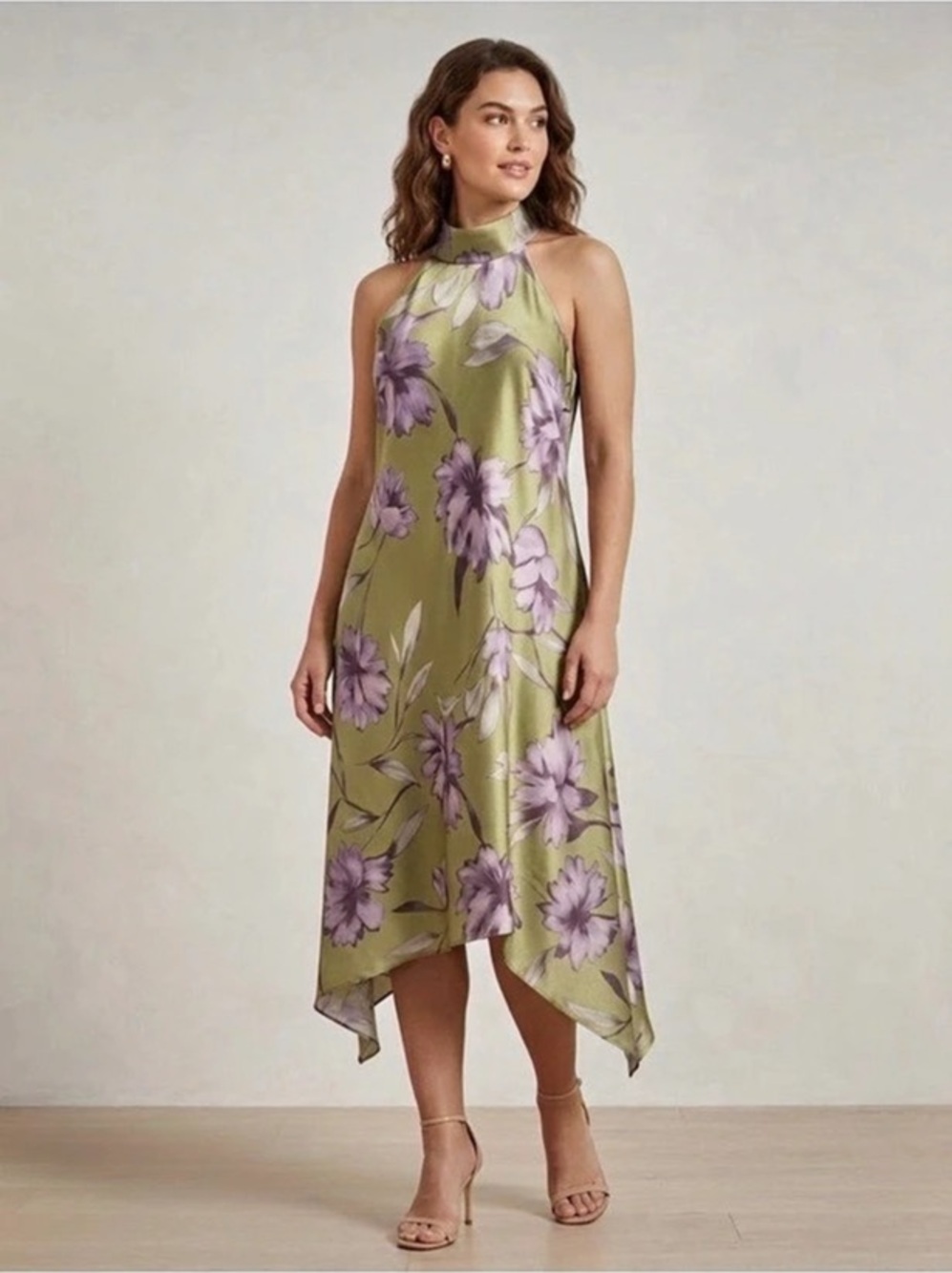 Galita Floral Midi Dress Size Medium NWT